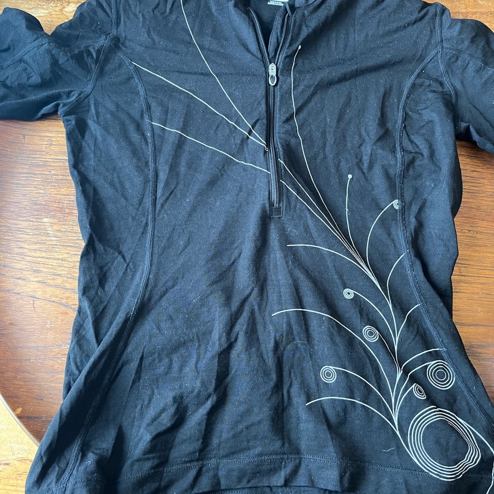 Icebreaker cycling black shirt size L